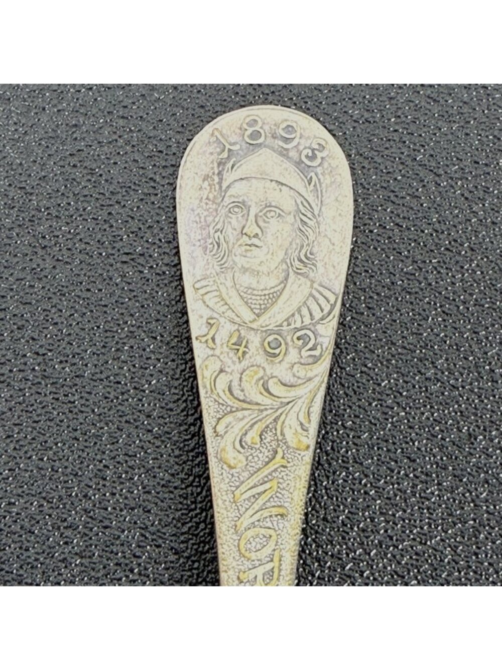 1893 World's Fair City 1492 Columbus Collectible Souvenir Spoon